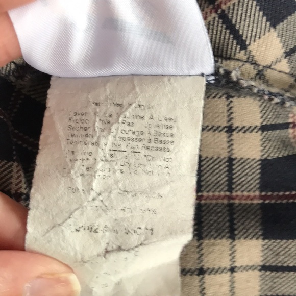 Vntg Plaid Mid-Rise Bermuda Shorts - Picture 9 of 9